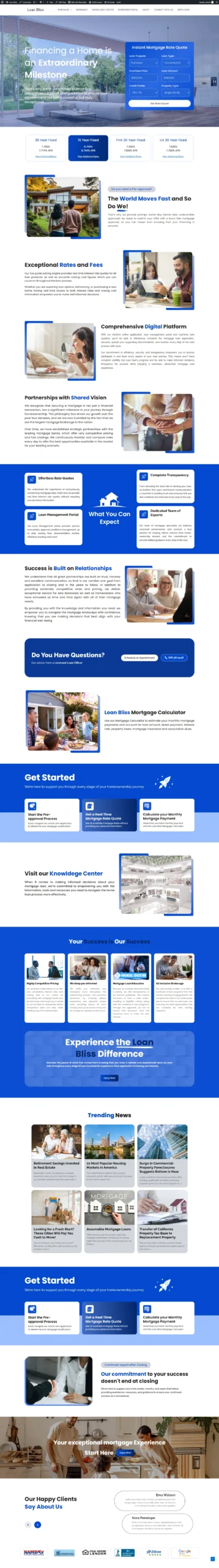 real estate and booking website